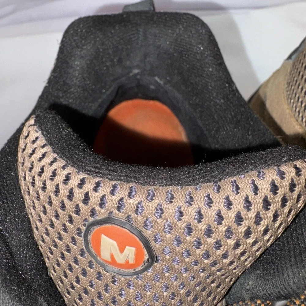 Merrell Moab Mid Waterproof Hiking Boots Mens 12 Earth J88623